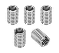 PATIKIL Insert Fileté Adaptateurs de Filetage de Réduction en Acier Inoxydable 316, 5 Pcs M10 x 1.5 Mâle vers M8 x 1.25 Femelle Écrou d'Insertion de Réparation, Fixateur 15mm