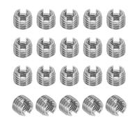 PATIKIL Insert Fileté Auto-Taraudeurs 20Pcs M5xm8x6mm Acier Inoxydable 303