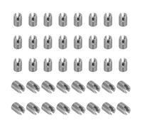PATIKIL Insert Fileté Auto-Taraudeurs, 40 Pcs M2.5 x M4.5 x 6mm Acier Inoxydable 303 Filetage Adaptateur Réducteur Vis à Fente Inserts de Réparation Écrous Manchon