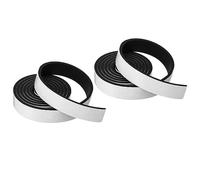 PATIKIL Intempéries Décapage pour Portes, 2 Rouleaux 30x5mm Mousse Joint Ruban Adhésif Isolant Bande pour Porte Fenêtre Air Conditionnement, Noir(6.56 ft Longueur)