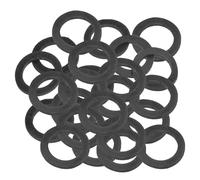 PATIKIL Joint Plat En Caoutchouc M20, Lot De 24, Diamètre Intérieur 20mm, Diamètre Extérieur 30mm, Épaisseur 3mm, Espaceur D'Étanchéité Pour Robinet, Tuyau, Raccord De Serrage, Noir