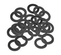 PATIKIL Joint Plat En Caoutchouc M25, Lot De 20, Diamètre Intérieur 25mm, Diamètre Extérieur 39mm, Épaisseur 2.5mm, Joint D'étanchéité Pour Robinet, Tuyau, Raccord De Serrage, Noir