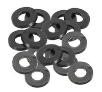 PATIKIL Joint Plat En Caoutchouc M8, Lot De 16, Diamètre Intérieur 8mm, Diamètre Extérieur 16mm, Épaisseur 2mm, Joint D'étanchéité Pour Robinet, Tuyau, Raccord De Serrage, Noir