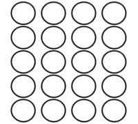 PATIKIL Joint Torique, 20 Pcs Joints En Caoutchouc EPDM Joints D'étanchéité Ronds Pour Moteurs Automobiles Électrovannes Pompes Instruments, Noir (DI x DE : 35 x 40 mm)