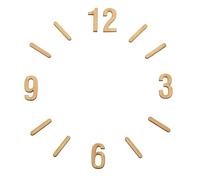 PATIKIL Kit De Chiffres en Bois pour Horloge 1.18 Pouce Chiffres Arabes | Accessoires Autocollants Pour Horloge Pour Remplacer Les Chiffres D'Horloge Numérique DIY, Barres Verticales