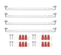 PATIKIL Kit de Support de Fixation Universel pour Luminaire de 160 mm (6,3"), 4 Ensembles de Barres Transversales de Luminaire de Plafond avec Vis pour Luminaire Mural, Lustre