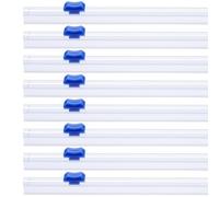 PATIKIL Lot 8 Coupe-Film Plastique, 48 cm, Fente pour Carte, Remplacement pour Papier Aluminium, Papier ciré, Papier sulfurisé, Distributeur Film Plastique, Bleu