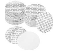 PATIKIL Lot de 160 couvercles en mousse de 55 mm, joints adhésifs ronds sensibles à la pression, revêtements de bouchons résistants pour bocaux en plastique, verre, bouteilles, couvercles de conserve