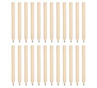 PATIKIL Lot de 24 Demi-Crayons en Vrac Crayons Courts en Bois Pré-Taillés | Mini Crayon Graphite HB pour Fournitures de Bureau en Classe