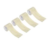 PATIKIL Lot de 4 Ruban de Réparation à Motif Bois 2,2" X15' Chêne Gris | Rubans Adhésifs Réalistes Texturés, Pour Réparation de Sols Portes Tables Armoires Bureaux