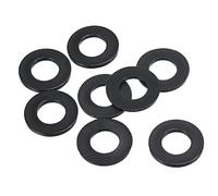 PATIKIL M12 Rondelle Plate en Nylon, 8 Paquet 12mm ID 24mm OD Étanchéité Espaceur Joint Anneau pour Robinet Tuyau Eau Tuyau Fixation Boulon,Noir
