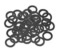 PATIKIL M20 Joint Plat En Caoutchouc, 60 Pièces 20mm DI 30mm DE 3mm Épaisseur Joint D'étanchéité Espaceur Anneau Pour Robinet Tuyau Raccord Boulon, Noir