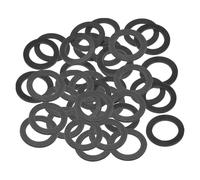 PATIKIL M31 Rondelle Plate En Caoutchouc, 80 Pièces 31mm ID 45mm OD 3.5mm Épaisseur Joint D'Étanchéité Espaceur Pour Robinet Tuyau Raccord Boulon, Noir