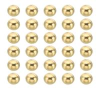 PATIKIL M3x10mm Écrou Borgne Filetés, 30 Pcs Cache Ecrou Décoratifs en Forme de Boule de Laiton pour Lampe, Éclairage de Meubles ou Projet de Bricolage