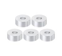 PATIKIL M8 Entretoises en Aluminium, 5Pcs Entretoise Métallique en Aluminium 8.5mm ID x 25mm OD x 10mm L Vis D'Espacement en Aluminium Ronde pour Boulons à Vis 5/16" Ou M8