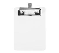 PATIKIL Mini Clipboard 6" x 4" Petit Porte-Bloc De Poche Blanc | En Plastique Taille A6, Bloc-Notes Menu Pads Porte-Bloc Avec Porte-Stylo Clip Bas Profil Pour Bloc-Notes Restaurants Bureaux