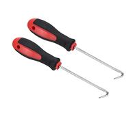 PATIKIL O-Anneau 90 Degré Crochet 150mm, 2 pcs Huile joint Précision Tournevis Extracteur Extracteur Démontage Outil, Rouge