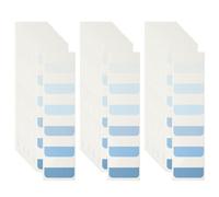 PATIKIL Onglets Adhésifs Transparents Indexables, 180 Pcs Grands Marque-Page Notes Autocollantes Transparentes Étiquettes Planificateur Pour Cahiers De Bureau Classeurs, Dégradé Bleu