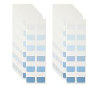 PATIKIL Onglets Adhésifs Transparents Indexables, 240 Pcs Notes Autocollantes Moyennes Transparentes Marque-Pages Autocollants Pour Organiseur Onglets De Page Pour Cahiers Dégradé Bleu
