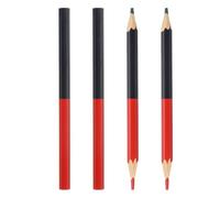 PATIKIL Pack De 4 Crayon Rouge Et Bleu Crayons En Bois HB Graphite | Double Pointe Pour Fournitures De Bureau Marquage D'Ingénierie, Fournitures De Dessin Peinture Travail Du Bois