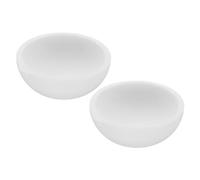 PATIKIL Petit Bol Creuset En Céramique De Fusion, 2 Pcs 1000g Creusets En Quartz Céramique Pot Pour Raffinage Coulée Métal Or Argent Cuivre Laiton Alliage Perlage Bijouterie