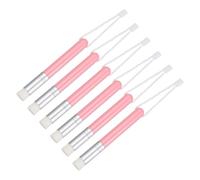 PATIKIL Pinceaux de mélange d'encre Mini 6 pièces Rose/Argent