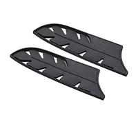 PATIKIL Plastique Sécurité Couteau Couverture Manches pour 7" Santoku, 2 Pcs Bordure Garde Lame Protecteur Universel Fourreau pour Cuisine, Noir