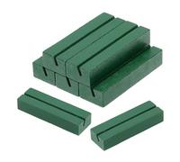 PATIKIL Porte-Cartes en Bois, 5Pcs Porte-Panneau de Table, Porte-Numéro de Table, Porte-Cartes de Visite pour Affichage de Menu Photo, Décorations de Fête d'Anniversaire, Vert