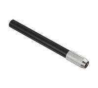 PATIKIL Prolongateurs De Crayon, 2Pcs Art Porte-Crayon Ajustable En Métal Allonge Manche De Crayon À Extrémité Unique Pour Crayons Courts Crayons De Couleur Bureau Écriture, Noir