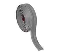 PATIKIL Protection d'angle mural 2 cm x 3 mètres, protection de bordure auto-adhésive pour mur flexible moulure de finition prédécoupée pour plafond plan de travail, grain de bois gris