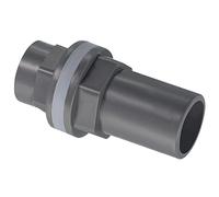 PATIKIL PVC Eau Réservoir Tuyau Raccord 1/2" ID DN15 Droit Tube Gris | Adaptateur Connecteur