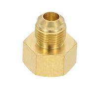 PATIKIL Raccord De Tube En Laiton À Embout Conique, Filetage Mâle Conique 3/8" x Filetage Femelle NPT 1/2" Raccord Réducteur En Laiton Pour Systèmes De Propane, Carburant, Huile Et Gaz