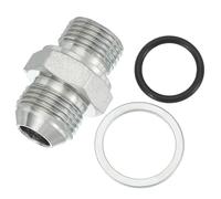 PATIKIL Raccord Hexagonal Réducteur Mâle 7/8" 37° Flare JIC x 1/2" BSPT Mâle, Raccord Réducteur En Acier Plaqué Pour Systèmes Hydrauliques