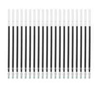 PATIKIL Recharges de Stylo Gel Rétractable Recharges à Encre Gel Noir 50pcs | Ensemble en Vrac Rollerball Pointe Fine de 0,5 mm pour l'Écriture au Bureau et à la Maison