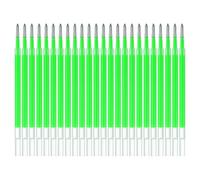 PATIKIL Recharges stylo gel, 24 pièces 0,8 mm Pointe moyenne Recharges stylo gel coloriage néon Remplacer recharges pour stylos rétractables Écriture Dessin Gribouillage Fournitures, Vert