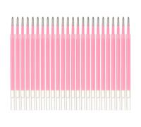 PATIKIL Recharges stylo gel, 24 pièces 0,8 mm Pointe moyenne Recharges stylo gel coloriage pastel Remplacer recharges pour stylos rétractables Écriture Dessin Gribouillage Fournitures Rose