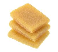 PATIKIL Résidu Effaceur Caoutchouc Ciment Effaceur, 6 Paquet 50x35x10mm Rectangle Adhésif Décapant Nettoyage Outil pour Papier Artisanat Ponçage Ceinture Disques Skateboard, Jaune