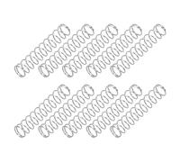 PATIKIL Ressort de Compression, 0,4 mm de Diamètre de Fil X 5 mm de Diamètre Extérieur X 25 mm de Longueur, 10 Pièces de Ressorts de Petite Taille en Acier Inoxydable 304 pour Stylos