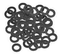PATIKIL Rondelle Plate En Caoutchouc M16, Lot De 120, Diamètre Intérieur 16mm, Diamètre Extérieur 27mm, Épaisseur 3mm, Joint D'étanchéité Espaceur Pour Robinet Tuyau Raccord Boulon, Noir