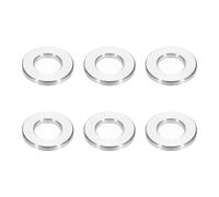 PATIKIL Rondelles en Aluminium M6, 6pcs Entretoise Métallique à Vis Ronde, Rondelle Plate pour Vis Tige Écrous Boulons, Bague d'Écartement en Métal 6.2mm ID x 12mm OD x 1.5mm Hauteur