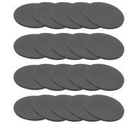 PATIKIL Rondelles en Caoutchouc Solide, 20 Pcs 30mm OD x 1.5mm Épais Joints Ronds en Caoutchouc pour Joints d'Étanchéité, Rondelles d'Espacement pour l'Artisanat de Joint DIY, Noir