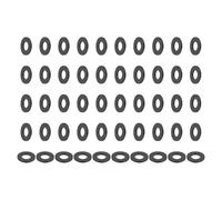 PATIKIL Rondelles Plates Nylon, 50 Pièces 12 mm Alésage 24 mm Diamètre Extérieur 2 mm Épaisseur Joints D'Étanchéité Plastique Anneau Espaceur Plat Pour Étanchéité Plomberie, Noir