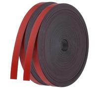 PATIKIL Rouleau De Bande Magnétique, 2 Rouleaux 10m x 1cm Aimants De Réfrigérateur Bande Magnétique Flexible Effaçable à Sec Autocollant Magnétique, Rouge