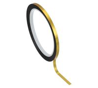 PATIKIL Ruban Adhésif en Film Polyester Métallisé 5 mm x 50 Mètres, Ruban Décoratif Métallisé Doré Mat Adhésif pour Détails Mur Accent Graphisme Bateau Murs