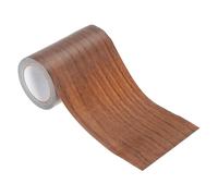 PATIKIL Ruban de Réparation à Motif Bois 4" X15', Ruban Adhésif Autocollant Réaliste Et Texturé Pour Réparer Les Sols, Portes, Tables, Armoires, Bureaux, Chêne Brun Foncé