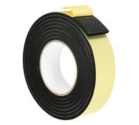 PATIKIL Ruban en Mousse D'Étanchéité de 3M/9.8Ft, 40mm de Largeur et 5mm D'Épaisseur, Bande D'Étanchéité Adhésive Simple Face pour L'Isolation Des Fenêtres et Des Portes, Couleur Noire