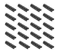PATIKIL Serre Pince, 20 Paquet Plastique Jardin Bâtiments Tube Agrafes Cerceau pour 3/4" 20mm Tuyau Serre Film Cadre Pare-Soleil Filet, Noir