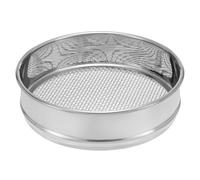 PATIKIL Tamis De Laboratoire 6 Mesh, Diamètre 8" Tamis D'essai En Toile Métallique 304 Acier Inoxydable (4mm) Pour Laboratoire Industriel