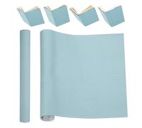 PATIKIL Tissu de Reliure, 51 x 11 Pouces Tissu pour Livre pour Reliure et Réparation Surface en Tissu avec Support Papier Fournitures de Reliure, Bleu Clair