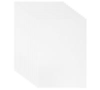 PATIKIL Toiles À Peindre 4x6", Lot De 12 Toiles En Coton 100% Blanc Carrées Triple Apprêtées Panneaux D'Art Minces Pour Peinture Acrylique, À L'huile, Tempéra